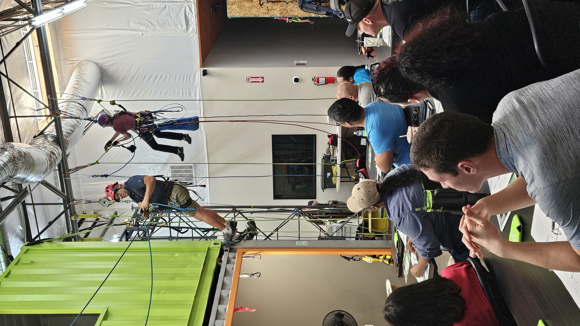 Ropes and equipment at the Phoenix Safety Training Center